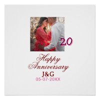 Cheers to 20 Years happy anniversary add photo dat
