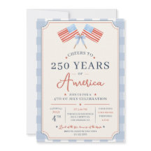 Cheers to 250 Years of America 4th of July Party