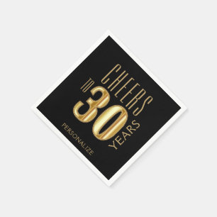 Cheers to 30 Years Napkin