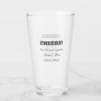 Cheers to 30 years together anniversary add name d
