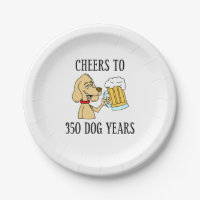Cheers To 350 Dog Years 50th Birthday