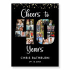 Cheers to 40 Years 23 Photos Number 40 Cutout