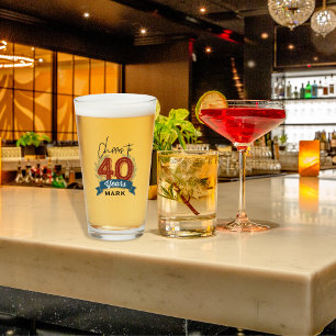 Cheers to 40 Years Glass