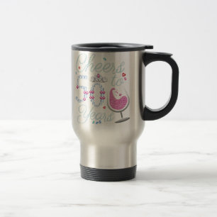 Cheers To 50 Years 50th Birthday Party Travel Mug