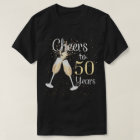 Cheers To 50 Years 50th Birthday Party Women V T-S