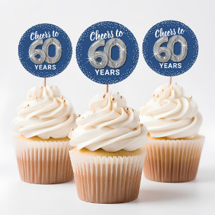 Cheers to 60 Years Adult Birthday Classic Round Sticker