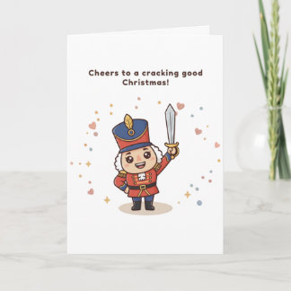 Cheers to a Cracking Good Christmas Cute Puchi  Card