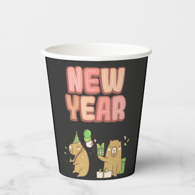 Cheers to a Fresh Start! Paper Cups (Front)