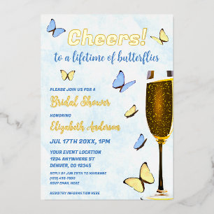 Cheers To A Lifetime Of Butterflies Bridal Shower