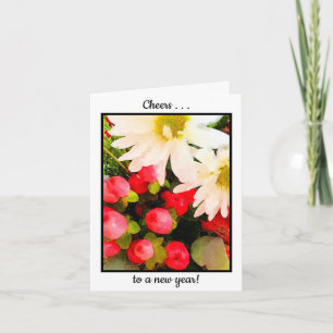 Cheers to a New Year! Happy, Healthy New Year Card