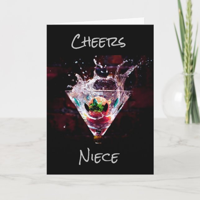 CHEERS TO A VERY SPECIAL NIECE CARD (Front)