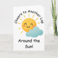 Cheers to Another Lap Around the Sun Birthday