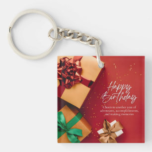 Cheers to Another Year Key Ring