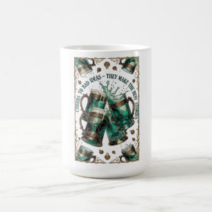 Cheers to Bad Ideas Tankards Graphic Tee Coffee Mug