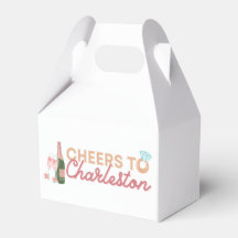 "Cheers to Charleston" Bach Party Favours Box