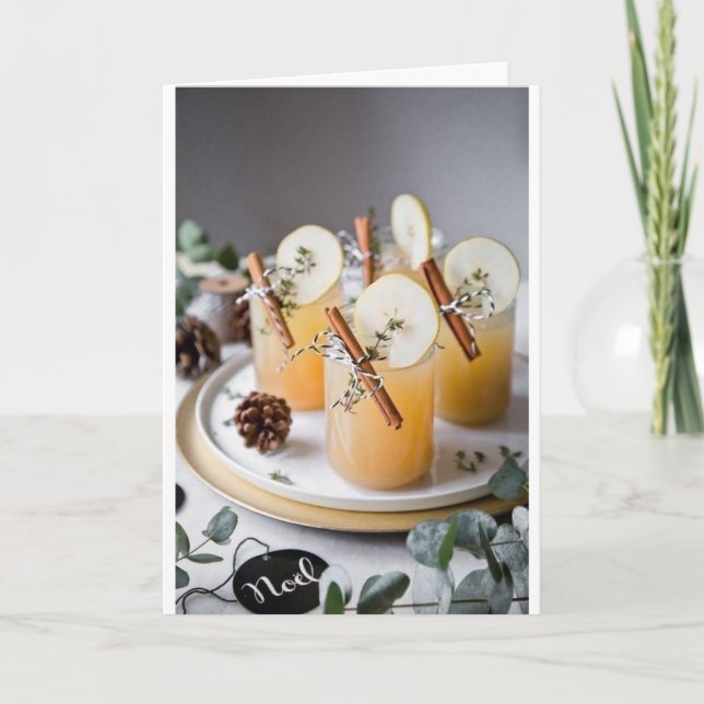 ***CHEERS TO CHRISTMAS HOLIDAY/THE NEW YEAR CARD (Front)