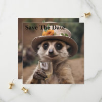 "Cheers to Life: Gran Meerkat Enjoys Glass Of Wine