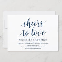 Cheers to love, Modern Bridal Shower Celebration I