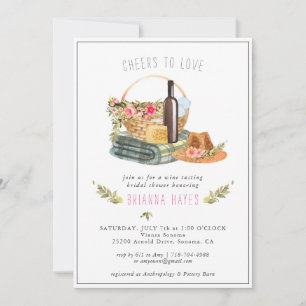 Cheers to Love Wine Tasting Bridal Shower