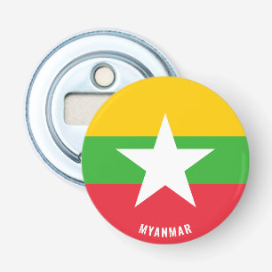 Cheers to Myanmar! Splendid Patriotic Bottle Opener