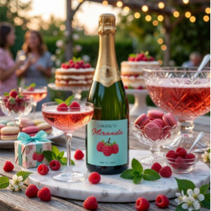 Cheers to Name Bachelorette Sparkling Wine Label