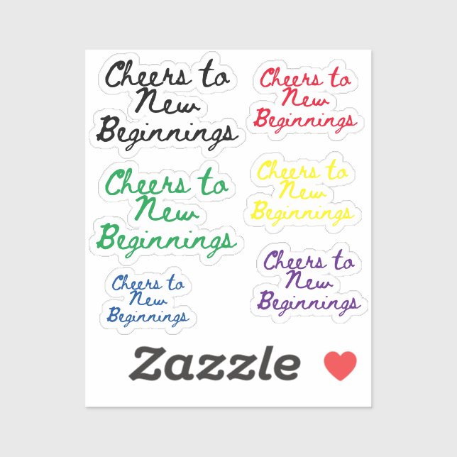 Cheers to new beginnings (Sheet)
