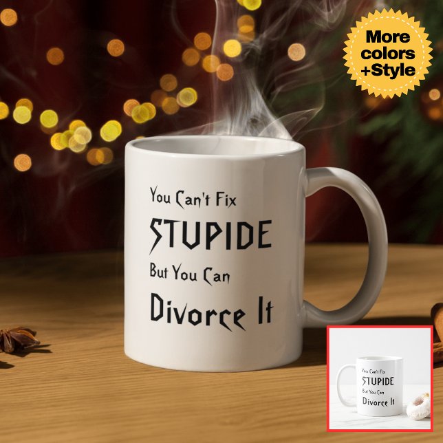 Cheers to New Beginnings! Customisable Divorce Mug (Cheers to New Beginnings! Customizable Divorce Mug - Perfect Funny Divorce Gift for Divorce Parties)