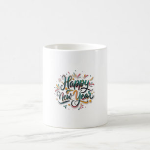 "Cheers to New Beginnings: Happy New Year Mug" Coffee Mug