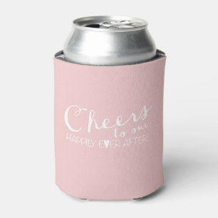 Cheers to our Happily Ever After Wedding Can Cooler