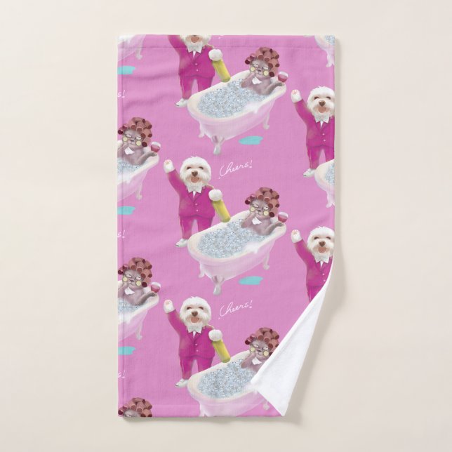 Cheers to Relaxation Hand Towel (Hand Towel)