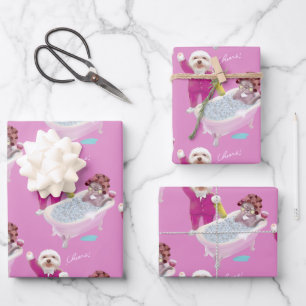 Cheers to Relaxation Wrapping Paper Sheet