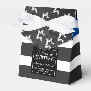 Cheers to Retirement Police Officer Favour Box