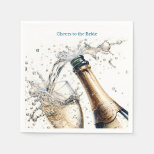 Cheers to the Bride Napkin