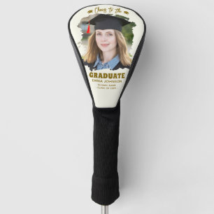 Cheers to the Graduate Custom Photo Name Family Golf Head Cover