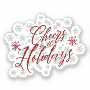 Cheers to the Holidays - Festive Calligraphy