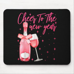 Cheers To The New Year 2026 Champagne New Years Ev Mouse Pad