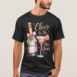Cheers To The New Year 2026 Champagne New Years Ev T-Shirt