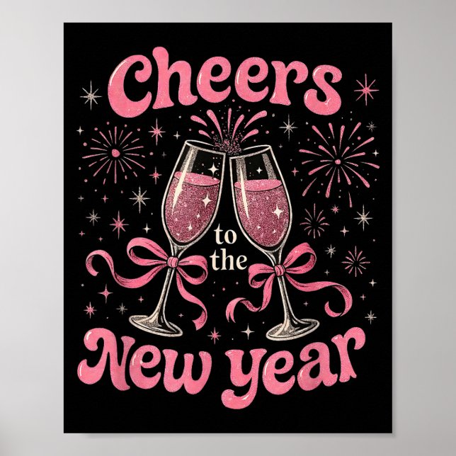 Cheers To The New Year 2026 Nk Celebration Gift  Poster (Front)