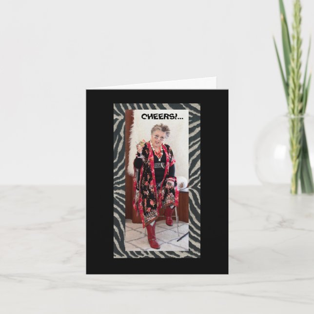 Cheers to the New Year Card (Front)