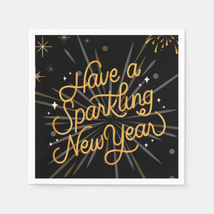 Cheers to the New Year: Let’s Celebrate Together! Napkin
