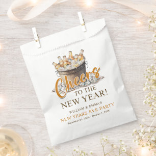 Cheers to the New Year Party Favour Bag