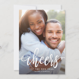 Cheers To The New Year Photo Holiday Card