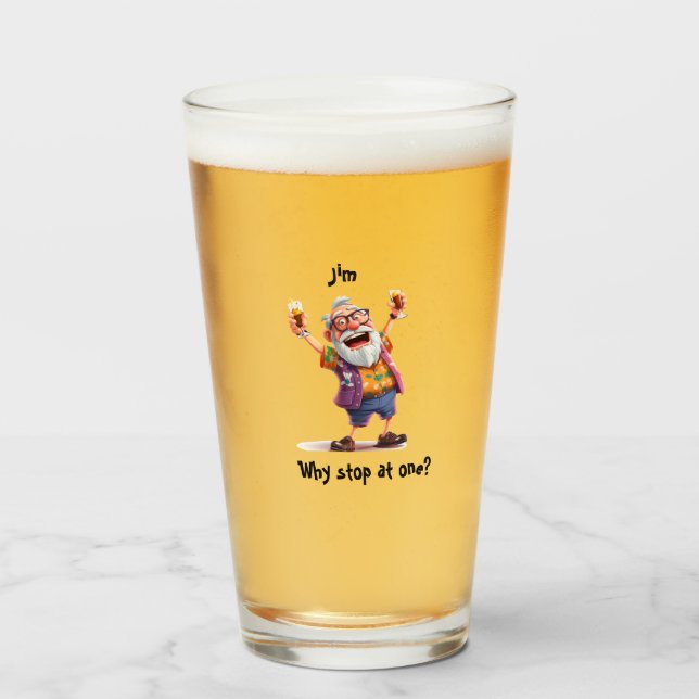 Cheers to the Senior Party Pro Glass (Front Filled)