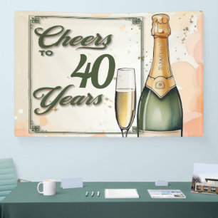 Cheers to Years Party Banner