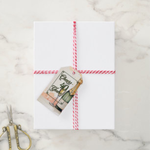 Cheers to Years Party Gift Tags