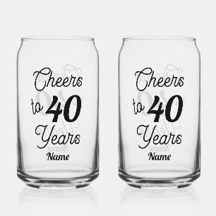 Cheers to Years Soda Glass