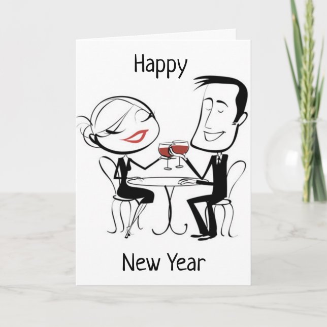 CHEERS TO YOU **HAPPY NEW YEAR** HOLIDAY CARD (Front)
