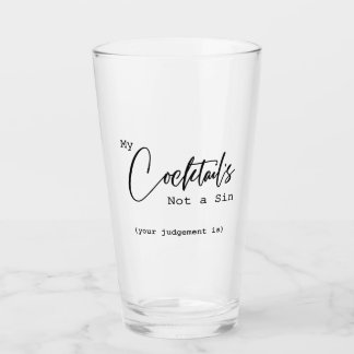 Cheers Tumbler – My Cocktail's Not A Sin