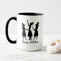 Cheers Witches Funny Halloween Mug