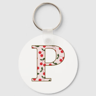 Cheery Cherry P Key Ring